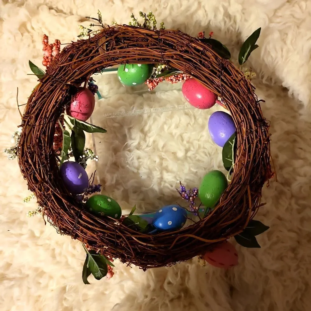 An Easter wreath